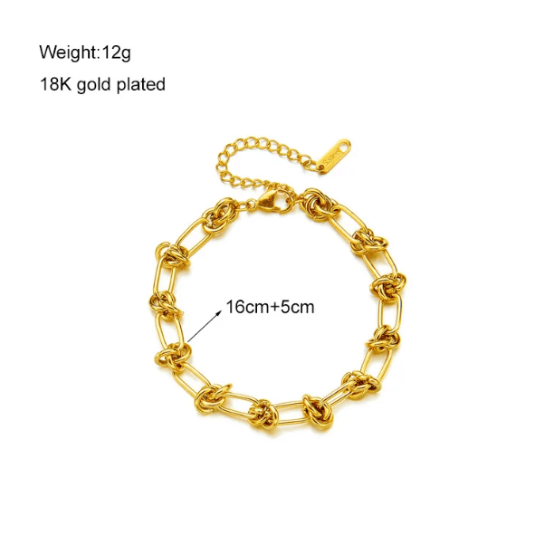 Unisex Electroplating Necklace & Bracelet Set Code: 144472