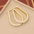 Waterdrop Rhinestone Earrings Code: 154190