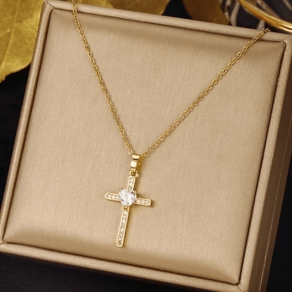 Ladies Cross Necklace Code: 56282