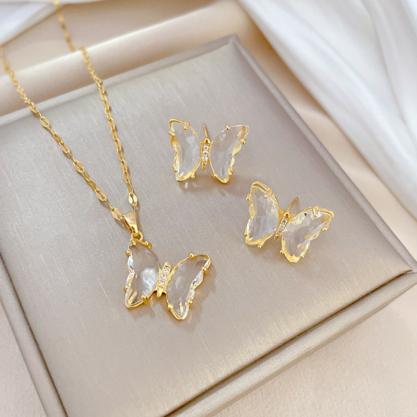 Women’s Cute & Natural Jewellery Set (Necklace & Earrings)  Set Code: D323